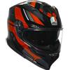 Agv Casco Moto Integrale Agv K7 TAURAX Nero Rosso