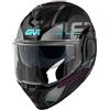 Givi Casco Moto Modulare P/J Givi X36 HPS VERTIGO Nero Fucsia