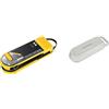 Audio-Technica AT-SB727 Giradischi wireless giallo con custodia bianca AT-SBC1