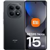 XIAOMI REDMI NOTE 15 5G 6GB RAM 128GB DUAL SIM 6.77'' MIDNIGHT BLACK GAR ITALIA