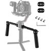SIRUI RS4/RS3/RS2 Dual Handgrip per DJI RS 4/RS 4Pro/RS 3/RS 3 Pro/RS 2/RSC 2/Ronin-S/Ronin-SC, kit a Doppia Maniglia con 2 NATO Rail, Incorporato Cold Shoe, Filettature da 1/4 e 3/8, AM-DSH
