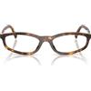 Miu Miu Occhiali da Vista MUA06S 14L08N Marrone/Trasparente Donna 54/17/140