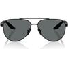 Prada Occhiali da Sole PSA52S 1AB5Z1 Linea Rossa Nero/Grigio Scuro Unisex Polarizzati 58/14/145