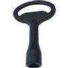 EMKA S.A. EMKA Chiave a bussola triangolare 8 mm, zinco pressofuso nero
