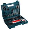 Makita b-53811 set di accessori, Lega di acciaio, per Legno, 100 pezzi, multicolore
