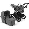 Bugaboo Donkey 6 Mono completo - Bugaboo Black- Moon Grey
