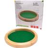 GICO Tavola per dadi grande in legno, diametro 30 cm, altezza 3,5 cm, 7955