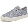 Blowfish Malibu Womens Play Sneaker Blue Floral 6.5 M