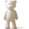 NENBOLEC Orso Statua Statuetta Animale Scultura Figurina Casa Decorazione Regali Moderna Soprammobili Ornamento Resina Arte Bianca 30cm