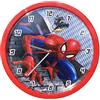 CARTOON Orologio parete analogico Spiderman Marvel per bambini 25 cm per cameretta stanza dei giochi