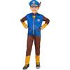 Ciao- Chase costume travestimento bambino originale Paw Patrol (Taglia 5-7 anni) con cappello