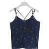 Cop-Copine Ditka T-Shirt Donna Leggera Pullover Collo Aperto Blu EU 40