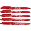 PILOT Frixion Ball 1.0 - Set da 5 pezzi, colore: Rosso