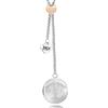 SAGA GIOIELLI® COLLANA CHIAMA ANGELI GRAVIDANZA BOLA SALISCENDI LUNGHEZZA REGOLABILE PIEDINI LAVORATI