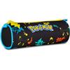 Pokémon Seven Portapenne Scuola Tombolotto, Nero, Astuccio Ovale Per Penne, Matite e Accessori, Scuola Elementare, Bambino