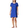 Schiesser Casual Essentials Maglia Lunga da Notte, Blu Reale, 48 Donna