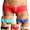 Faringoto - Boxer da uomo in micro bikini, slip ultra a vita bassissima, slip boxer con tasca, comodi e traspiranti, M