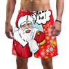 Eslifey Costume da bagno elastico da uomo con bolle pop art per Babbo Natale Multi XL