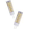 ZYUJIA G4 7W 220-240V Lampadina LED(Equivalente a 70W) 700LM Non Dimmerabile Bianco Caldo 3000K Lampadina a Capsula G4 LED con Base Bi-pin,Confezione da 2