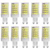 Aiwerttes Lampadine a LED G9 10W equivalenti a 150W alogene bianco freddo 6000k 1000 lumen 220V lampadina a risparmio energetico G9 con base bi-pin (confezione da 10)