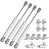 TYSM-CC Molle a Gas, 4 Pezzi Pistone a Gas Supporta 150N Pistoni per ante Cucina Pistoncini Cerniera per Mobili per Mobili Pistoni para Ante Mobile Armadio