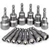 HATANSE 14 Pezzi Chiave a Bussola Magnetiche 6-19mm Attacco 1/4 Esagonale | Bussole per Avvitatore ad Impulsi per Trapani Dadi e Adattatori per Bussole a Percussione