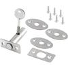 SENRISE Nascosto Manager, serratura a scomparsa in acciaio inox con chiave e viti, per casa, ufficio, negozio, hotel