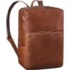 STILORD 'Nicolo' XXL Zaino Uomo Pelle Porta Pc 17 Pollici Zaini Donne Grande Vintage - Backpack con Molti Scomparti - Zainetto Lavoro Uomini Cuoio Autentico para Viaggio, Colore:cognac-marrone