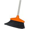 Woobroo Scopa resistente per esterni, spazzola angolare pieghevole con manico da 100 cm, per cortile, garage, atrio, centro commerciale, pavimento