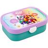 Mepal - Porta Pranzo Campus Bento per Bambini - con Scomparto e Forchetta - Con Chiusura a Clip - Senza BPA e Lavabile in Lavastoviglie - 750 ml - Paw Patrol Girls