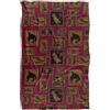 LOGOVISION Rodeo Roundup Pattern Coperta super morbida al tatto setoso - 91 x 147 cm