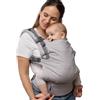 Boba X Marsupio - Regolabile da Neonato a Bambino, Marsupio Ergonomico 2-in-1 Frontale e Zaino con Spallacci Incrociabili (Grigio)