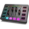 FIFINE Mixer Audio PC con Interfaccia XLR RGB Streaming Gaming Audio Mixer Controllo