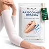 Ritalia Rassodanti Braccia Ritalia® Manicotti con Peptidi e Ginkgo Biloba - Trattamento per Pelle Flaccida con Leggera Compressione - Effetto Tonificante e Modellante - Made in Italy