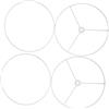 Bianco Plastica Anello Riduttore Paralume E14 28MM, Raccordi per