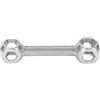 Bnineteenteam Chiave per Bicicletta Portatile, 10 Fori Esagonali da 6 Mm a 16 Mm, Chiave Esagonale in Acciaio Inossidabile 10 in 1 per la Riparazione di BicicletteFerramenta e Attrezzi per Biciclette