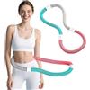 VOHESEA Sports Hula Hoop per adulti, pieghevole con peso per la perdita di peso e l'effetto massaggio, pneumatici morbidi e silenziosi, per palestra, casa (1,3 kg)