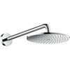 hansgrohe Raindance S Soffione doccia 240 1 getto PowderRain con braccio doccia, cromo, 27607000