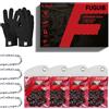 FuGuiB Confezione da 4 catene per motosega, 6 pollici, 1/4, 1,1 mm, 39 TG, 15 cm, mini catena per giardinaggio e taglio del legno