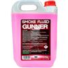 Gunner Smoke - Liquido Universale per Macchina del Fumo da 5 litri con Aroma di Fragola e Alta Densità.