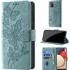 CaseGla Cover per Samsung Galaxy A02s, Verde chiaro | Blocco RFID, Portafoglio Pelle PU, Flip Libro, Porta Carte, Magnetica Libretto, Antiurto Protezione Completa