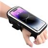 Marjoramy Fascia Da Braccio Sportiva,Fascia Da Braccio Supporto Da Corsa Borsa Da Polso,6.8Running Armband Regolabile Borsa Da Polso Sport Per Phone,Allenamento Palestra Jogging