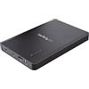 StarTech 4 Bay Thunderbolt 3 NVMe Enclosure, For M.2 NVMe SSD Drives, 1x DisplayPort Video/ 2x TB3 Downstream Ports, 40Gbps, 72W Power Supply, External Hard Drive Enclosure (M2E4BTB3), Black