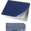 MOSISO Custodia Compatibile con MacBook Pro 16 Cover M5 M4 M3 M2 M1 2026 | Copritastiera&PP Opaco Antigraffio Anti-Impronta Morbido Case per MacBook Pro 16,2 pollici Pro/Max 2025-2021,Blu Notte