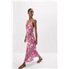 Intimissimi Sottoveste Lunga In Raso Di Viscosa Brighten Your Day Stampa