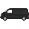 Oxford Diecast 76T4004 VW T4 Van Black