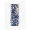 Westwing Collection Passatoia in lana tessuta a mano con motivo astratto Cynthia - Blu