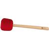 Sonic Energy Gong Mallet Medium - Mallet rosso con impugnatura in faggio - Per suonatori di gong, meditazione, percussioni - Lana di pecora, pile sintetico (MGM-M-R)