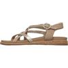 Skechers BOBS Desert Kiss Sandali bassi da donna - Seaside Sling 114713, Nero , 37 EU