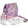 Bauer Spielwaren Bauer DECODEN MAGIC, set di 143 cerchietti fai da te con simpatici ciondoli, pietre glitterate e colla a puffy, accessori per capelli, giocattolo creativo per bambini a partire dai 6 anni (22004)